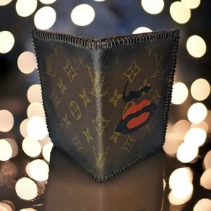 Upcycled Louis Vuitton Passport Cover